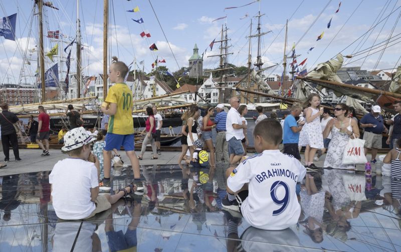 Mange mennesker på Tall Ships Races i Stavanger 2028. Foto: Øyvind Hagen