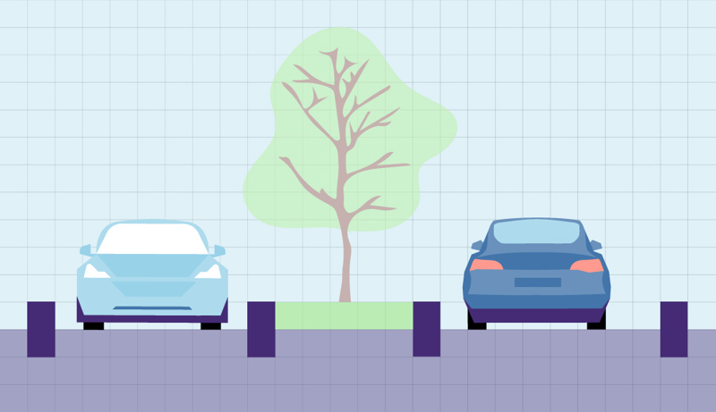 Figur som viser midtrabatt