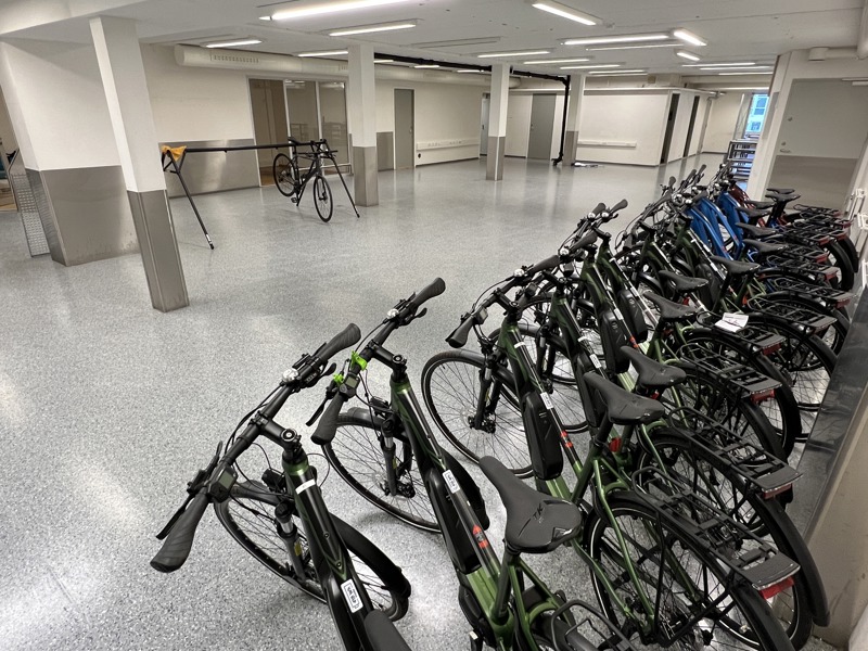 Sykkelparkeringshall