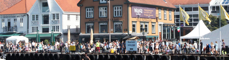 Vågen i Stavanger. Gladmat 2017